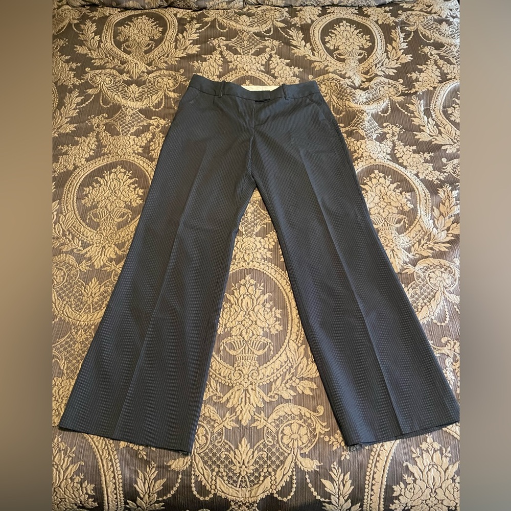 Worthington Stretch Women's Modern Black Straight Leg Dress Pants Size 8